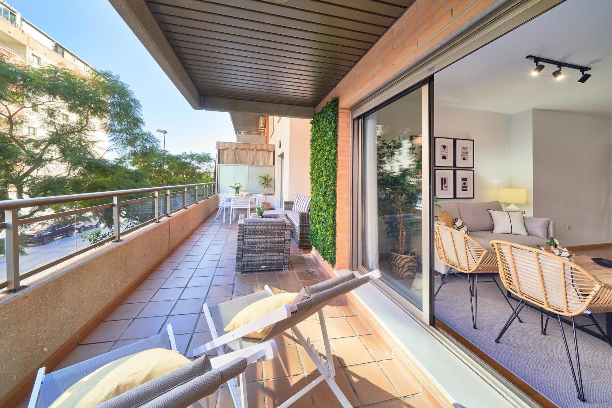 Apartamento Iloftmalaga Parque Litoral Exterior foto